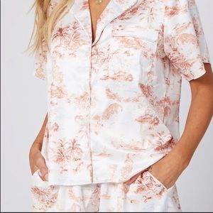 NWT L*space Nova satin pj set